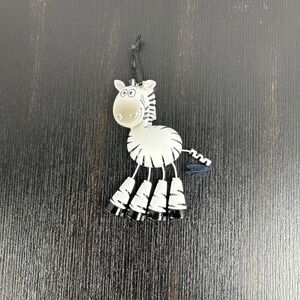 Christmas Ornament‎ Holiday Zebra Legs Dangle Can Be Personalized